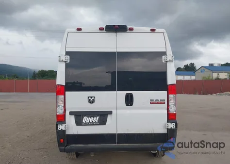 2022 Ram Promaster 2500 High Roof 159 Wb из США, поврежденный, VIN 3C6LRVDGXNE107456